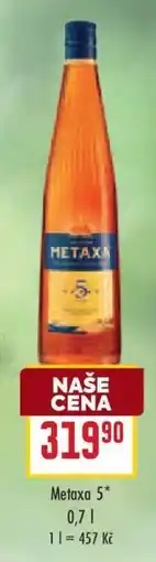 Billa Metaxa 5 nabídka