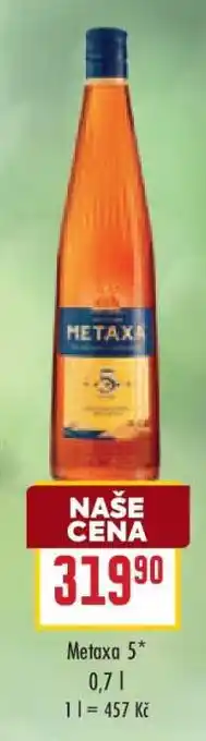 Billa Metaxa 5 nabídka