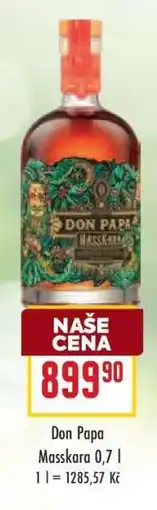 Billa Don Papa Masskara 0,7 l nabídka