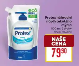 Billa Protex náhradní náplň tekutého mýdla nabídka