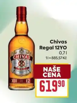 Billa Chivas Regal 12YO nabídka