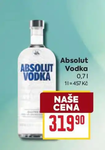 Billa Absolut Vodka nabídka