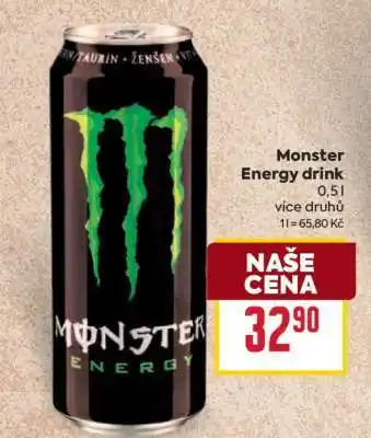Billa Monster Energy drink nabídka