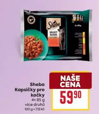 Billa Sheba kapsičky pro kočky nabídka