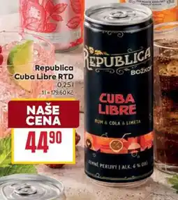 Billa Republica Cuba Libre RTD nabídka