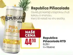 Billa Republica Piñacolada RTD nabídka