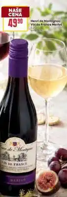 Billa Henri de Montignac Vin de France Merlot nabídka