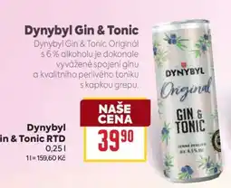 Billa Dynybyl Gin & Tonic nabídka