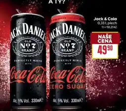 Billa Jack & cola nabídka