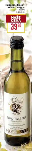 Billa Habánské sklepy Müller Thurgau nabídka