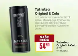 Billa Tatratea Originál & Cola nabídka