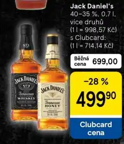 Tesco Jack Daniel‘s nabídka