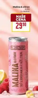 Billa Malina & citron nabídka