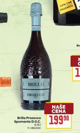 Billa Brilla Prosecco Spumante D.O.C nabídka