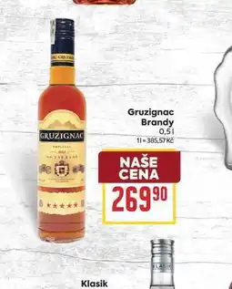Billa Gruzignac Brandy nabídka