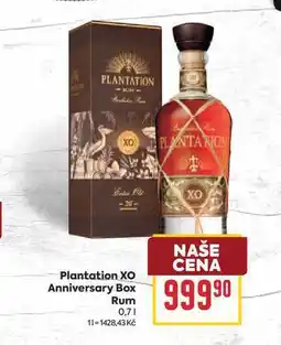 Billa Plantation XO Anniversary Box Rum nabídka