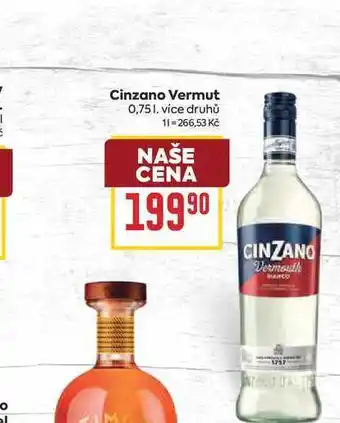 Billa Cinzano Vermut nabídka