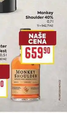 Billa Monkey Shoulder 40% 0,71 nabídka