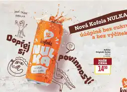 Billa Kofola Originál, Nulka nabídka