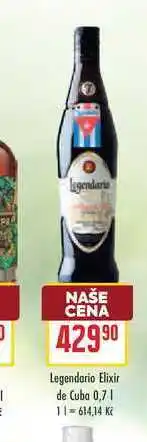 Billa Legendario Elixir de Cuba nabídka