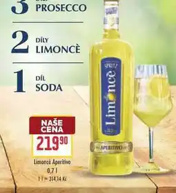 Billa Limoncé Aperitivo 0,71 nabídka