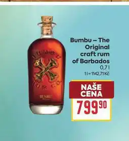Billa Bumbu - The Original craft rum of Barbados nabídka