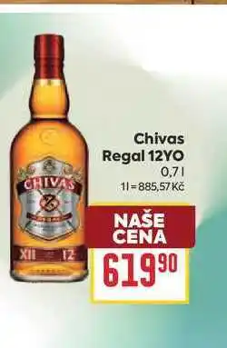 Billa Chivas Regal 12YO 0,71 nabídka
