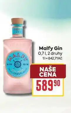 Billa Malfy Gin nabídka