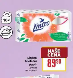 Billa Linteo Toaletní papír 240 m nabídka