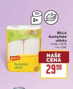 Billa BILLA Kuchyňské utěrky 1 role nabídka