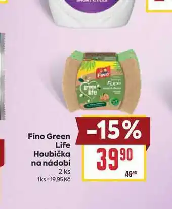 Billa Fino Green Life Houbička na nádobí 2 ks nabídka