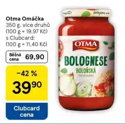 Tesco Otma Omáčka nabídka