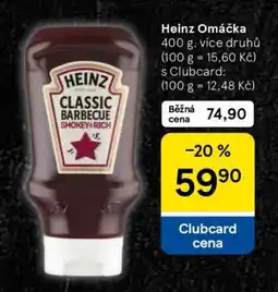 Tesco Heinz Omáčka nabídka