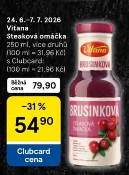 Tesco Vitana Steaková omáčka nabídka
