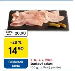 Tesco Šunkový salám nabídka