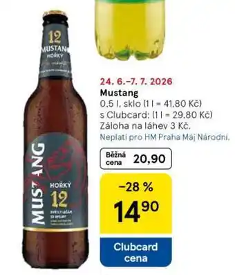 Tesco Mustang nabídka