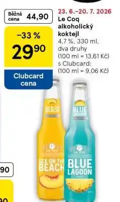 Tesco Le COQ Alkoholický koktejl nabídka
