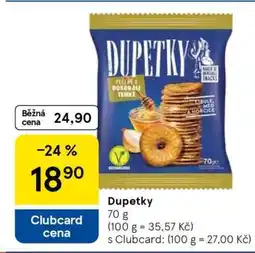 Tesco Dupetky nabídka