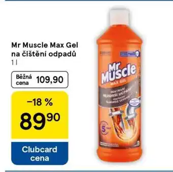 Tesco Mr Muscle Max gel na čištění odpadů nabídka