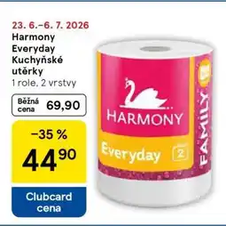 Tesco Harmony Everyday Kuchyňské utěrky nabídka