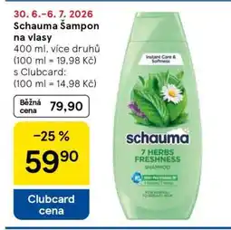 Tesco Schauma Šampon na vlasy nabídka