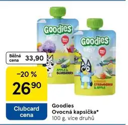 Tesco Goodies Ovocná kapsička nabídka