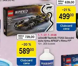 Tesco LEGO Technik 77252 Závodní auto týmu APXGP z filmu F1 10+, 268 kostek nabídka