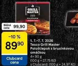 Tesco Tesco Grill Master Pološtiepok s brusinkovou omáčkou, 4× nabídka