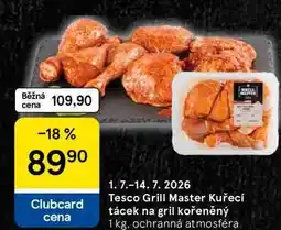 Tesco Tesco Grill Master Kuřecí tácek na gril kořeněný nabídka