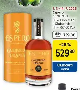 Tesco Espero 40% nabídka