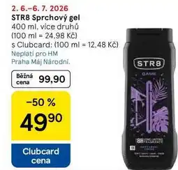 Tesco STR8 Sprchový gel, 400 ml, více druhů nabídka