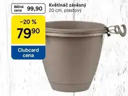 Tesco Květináč závěsný, 20 cm, plastový nabídka