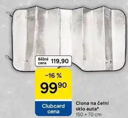 Tesco Clona na čelní sklo auta, 150 x 70 cm nabídka