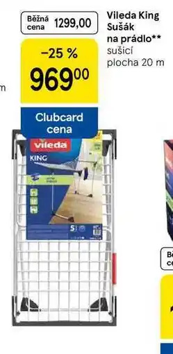 Tesco Vileda King Sušák na prádlo, sušici plocha 20 m nabídka